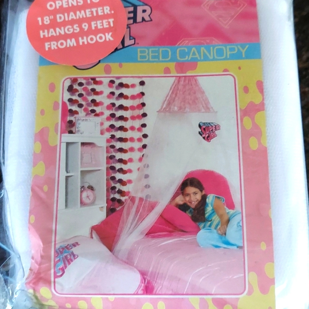 Brand new SUPERGIRL BED CANOPY
